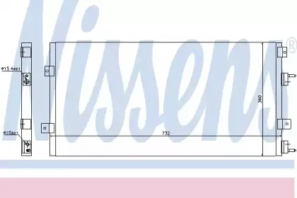 Конденсатор, кондиционер NISSENS купить