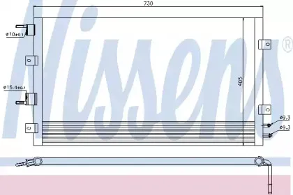 Конденсатор, кондиционер NISSENS купить