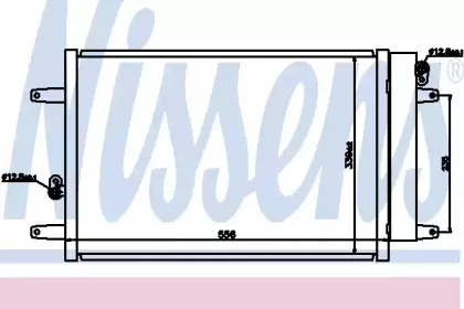 Конденсер кондиціонера NISSENS купить