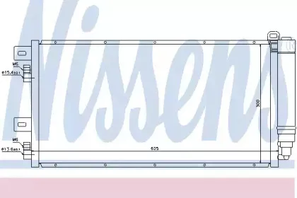 Конденсер кондиціонера NISSENS купить