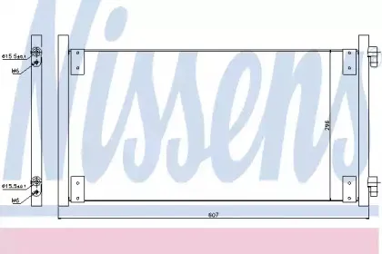 Конденсатор, кондиционер NISSENS купить