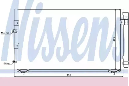 Конденсатор, кондиционер NISSENS купить