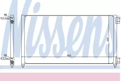Конденсер кондиціонера NISSENS купить