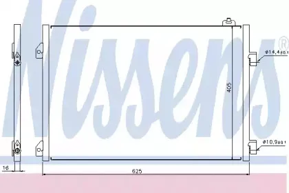 Конденсатор, кондиционер NISSENS купить