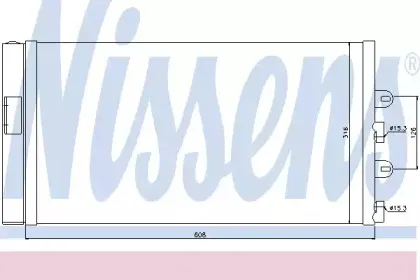 Конденсатор, кондиционер NISSENS купить