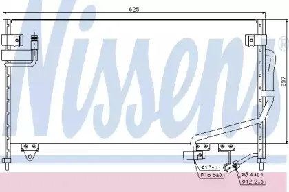 Конденсатор, кондиционер NISSENS купить