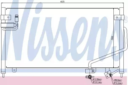 Конденсатор, кондиционер NISSENS купить