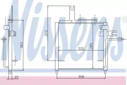 Конденсатор, кондиционер NISSENS купить