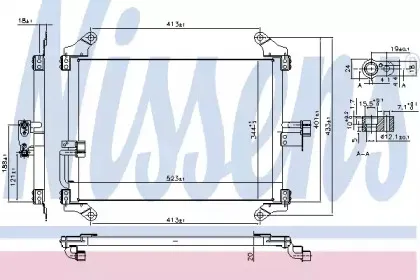 Конденсатор, кондиционер NISSENS купить