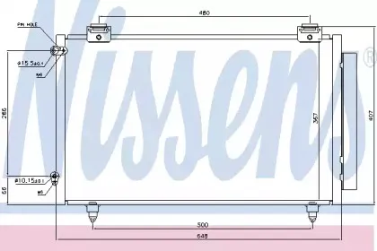 Конденсатор, кондиционер NISSENS купить