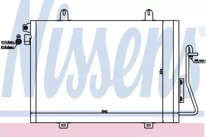 Конденсер кондиціонера NISSENS купить