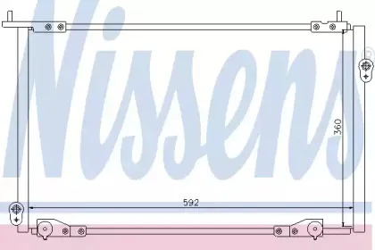Конденсатор, кондиционер NISSENS купить