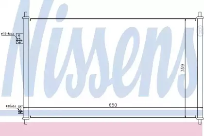 Конденсатор, кондиционер NISSENS купить