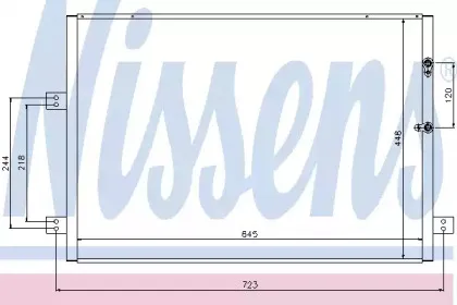 Конденсатор, кондиционер NISSENS купить