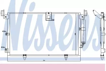 Конденсер кондиціонера NISSENS купить
