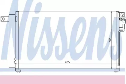 Конденсер кондиціонера NISSENS купить