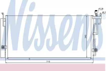 Конденсатор, кондиционер NISSENS купить