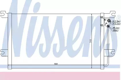 Конденсатор, кондиционер NISSENS купить