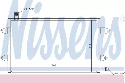Конденсатор, кондиционер NISSENS купить