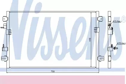 Конденсатор, кондиционер NISSENS купить