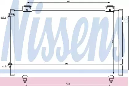 Конденсатор, кондиционер NISSENS купить