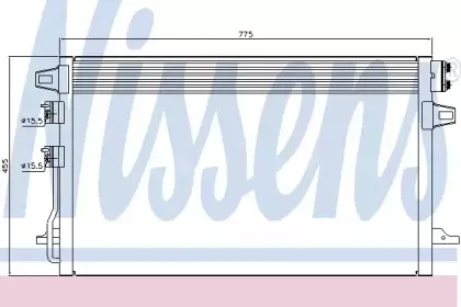 Конденсатор, кондиционер NISSENS купить