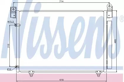 Конденсатор, кондиционер NISSENS купить