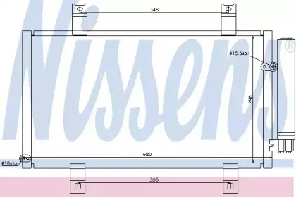 Конденсатор, кондиционер NISSENS купить