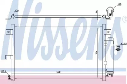 Конденсатор, кондиционер NISSENS купить