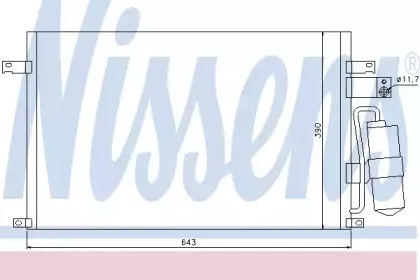 Конденсатор, кондиционер NISSENS купить