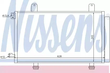 Конденсер кондиціонера NISSENS купить