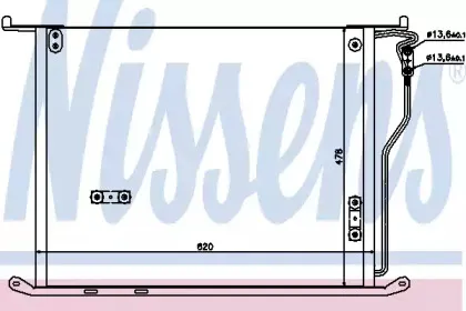 Конденсатор, кондиционер NISSENS купить