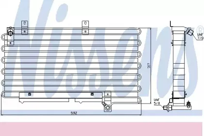 Конденсатор, кондиционер NISSENS купить