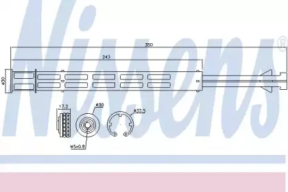 Осушувач кондиціонера NISSENS купить