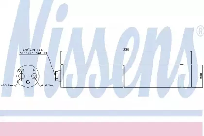 Осушувач кондиціонера NISSENS купить