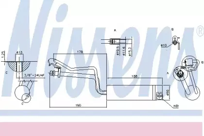 Осушитель, кондиционер NISSENS купить