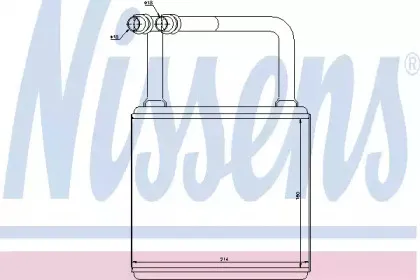 Радіатор пічки NISSENS купить