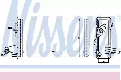 Радіатор пічки NISSENS купить