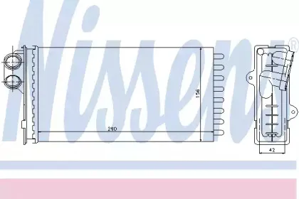 Радіатор пічки NISSENS купить