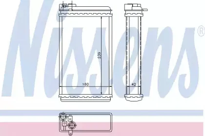 Радіатор пічки NISSENS купить