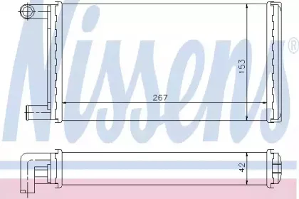 Радіатор пічки NISSENS купить