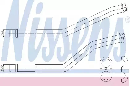 Теплообменник, отопление салона NISSENS купить