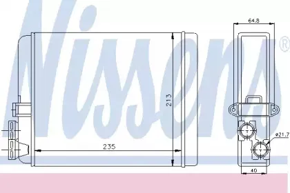 Радіатор пічки NISSENS купить