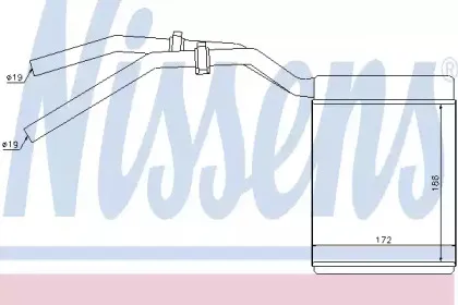 Радіатор пічки NISSENS купить