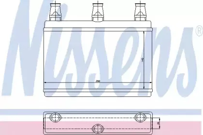 Теплообменник, отопление салона NISSENS купить