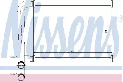 Радіатор пічки NISSENS купить