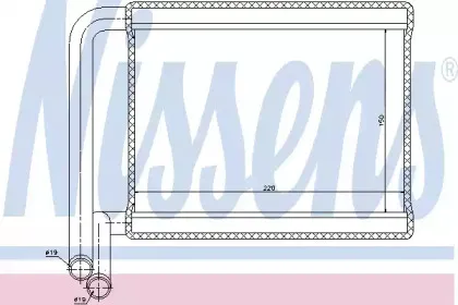 Радіатор пічки NISSENS купить