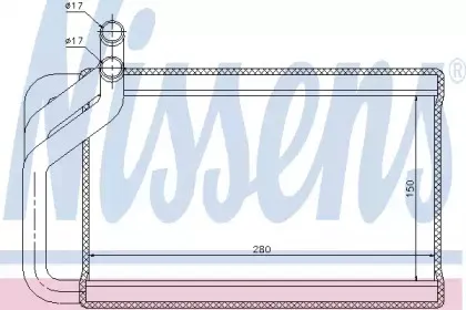 Радіатор пічки NISSENS купить