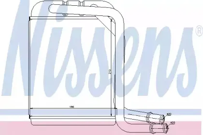 Радіатор пічки NISSENS купить