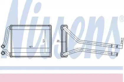 Радіатор пічки NISSENS купить